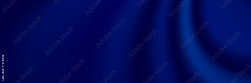 Obraz premium Vector luxury realistic blue silk satin drape textile background. Elegant fabric shiny smooth material with waves. 