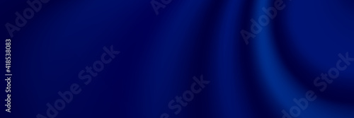 Vector luxury realistic blue silk satin drape textile background. Elegant fabric shiny smooth material with waves. 