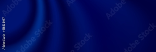 Vector luxury realistic blue silk satin drape textile background. Elegant fabric shiny smooth material with waves. 