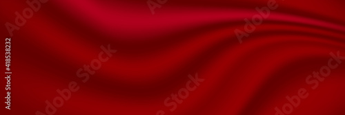 abstract background luxury red cloth or liquid wave or wavy folds of grunge silk texture satin velvet material or luxurious background or elegant wallpaper design, background 