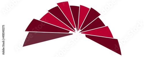 Modern maroon background with wave style