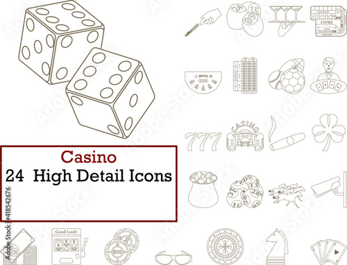 Casino Icon Set