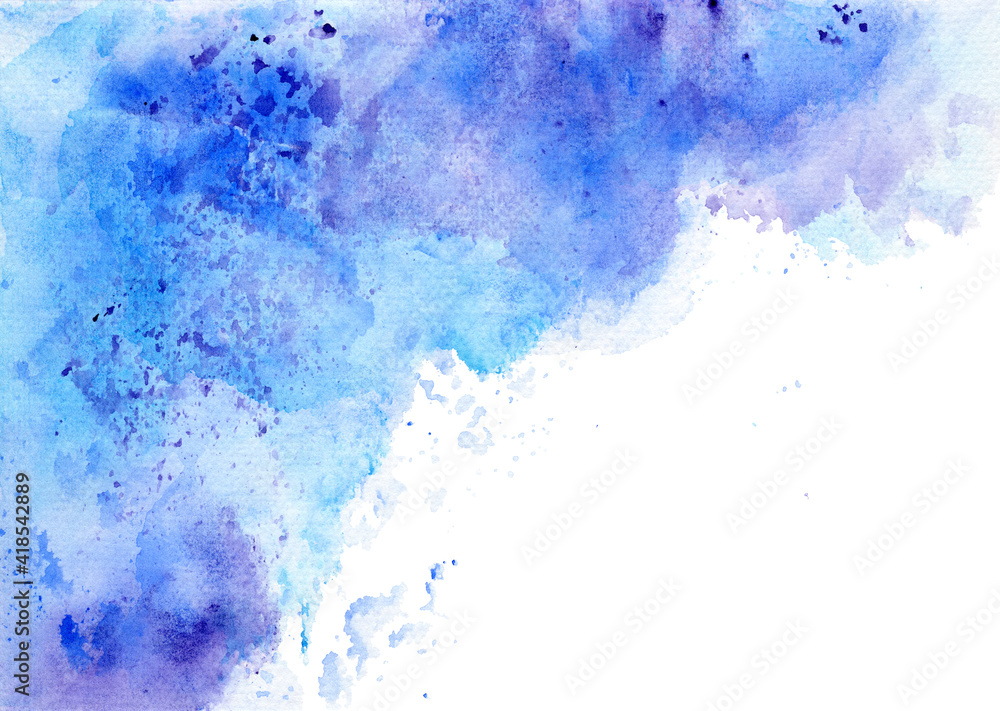 Fototapeta premium Watercolor Hand Painted Background