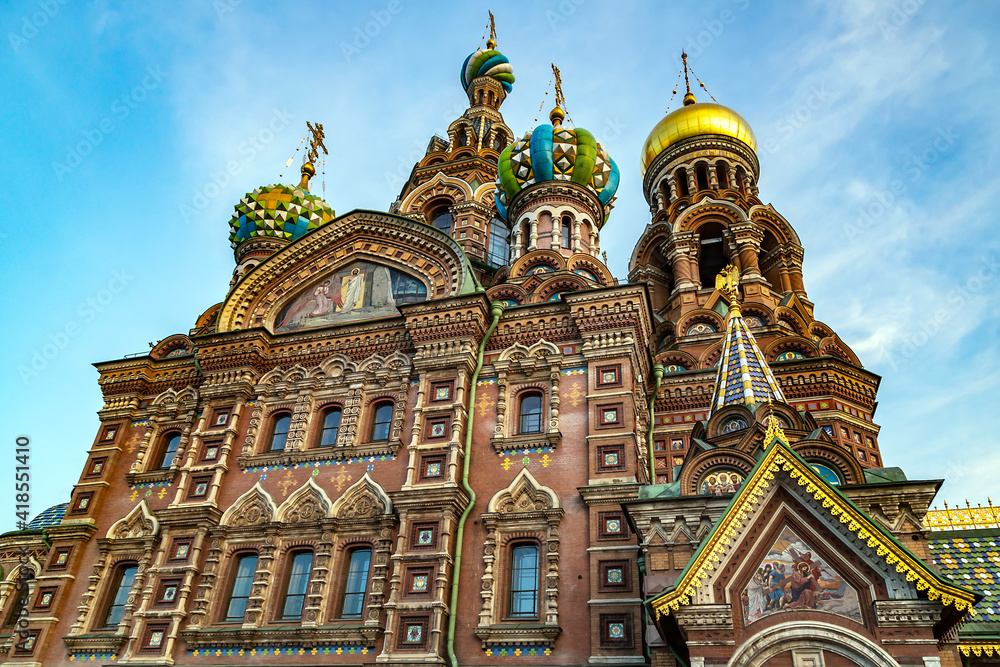 Obraz premium Church of the Savior on Spilled Blood in Saint Petersburg, Russia