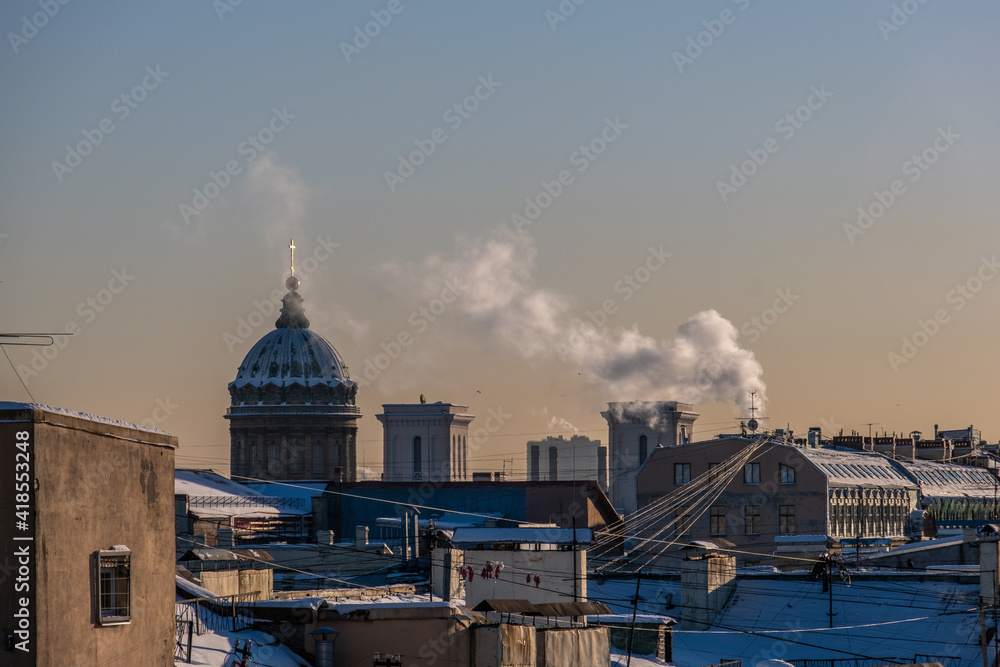Naklejka premium Kazan Cathedral