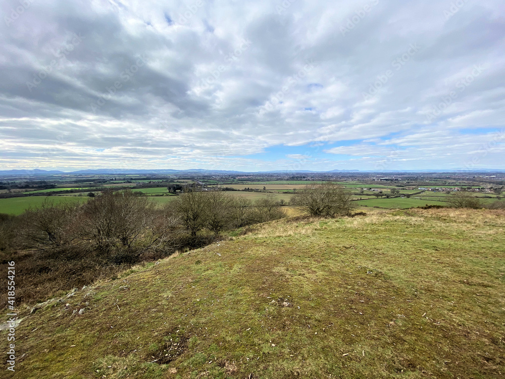 A view of the Shropshire Countryside from Haughmond Hill