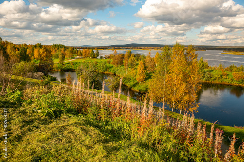 Autumn Landscpape of Rovaniemi Town in North Finland