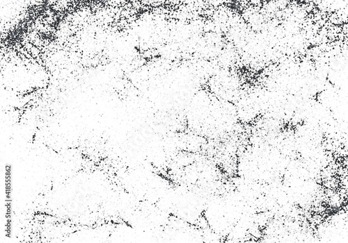 Grunge black and white texture.Overlay illustration over any design to create grungy vintage effect and depth. For posters, banners, retro and urban designs. 