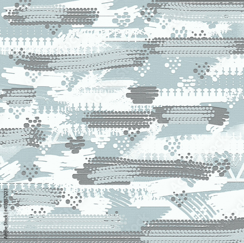 Abstract art pattern, paint stains. Watercolor background, painting. Chaotic, random brush strokes, paint stains. Unpleasant texture, wallpaper, packaging, rugs.The colors are blue,gray and white