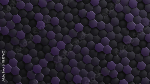 Cell surface. Design element. Hexagonal elements. © Happyphotons