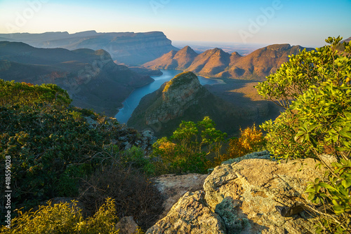 three rondavels and blyde river canyon at sunset, south africa 43