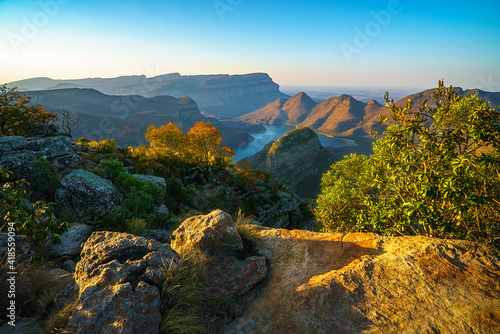 three rondavels and blyde river canyon at sunset, south africa 47