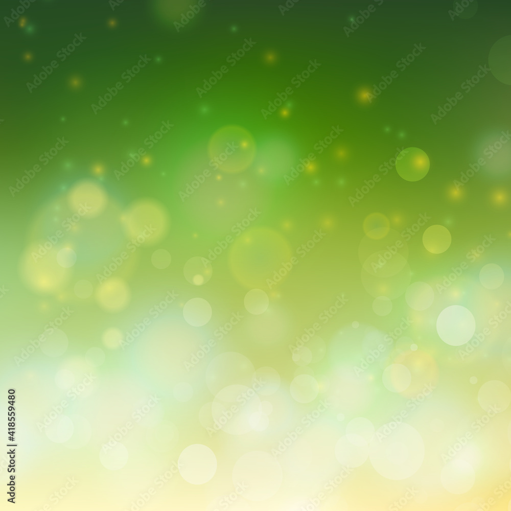 Green bokeh background Green bokeh background