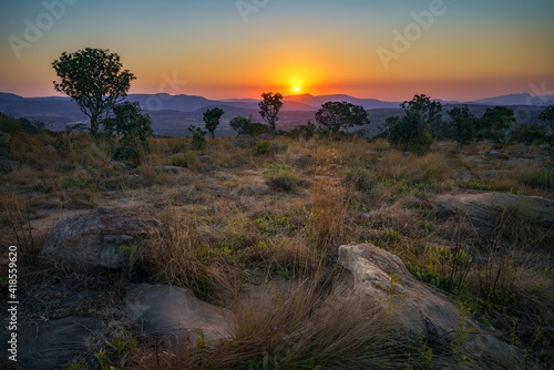 sunset at three rondavels lookout in blyde river canyon, south africa 20 © Christian B.