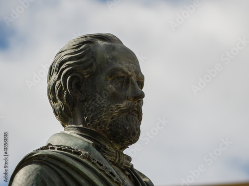 Busto de Antonio Ríos Rosas in Ronda, spain