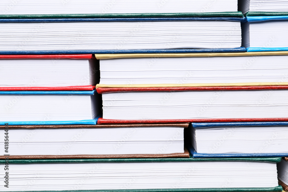 Many different books as background Many different books as background