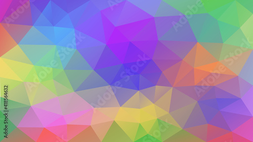 Vector abstract multicolor polygonal background