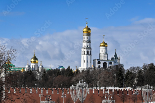 The Moscow Kremlin.