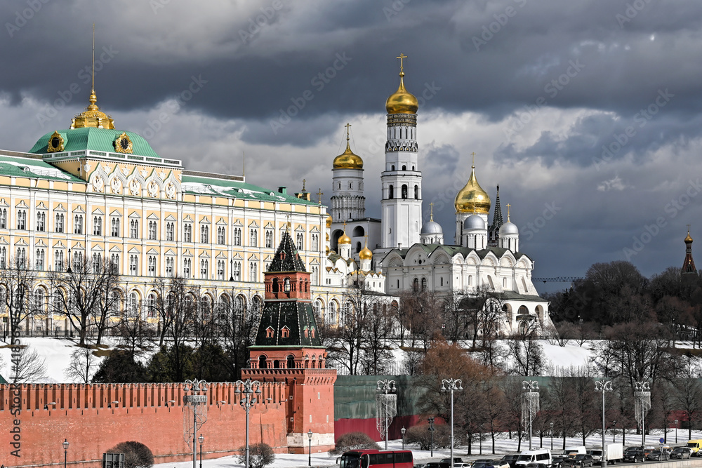 Fototapeta premium Cathedrals of the Kremlin.