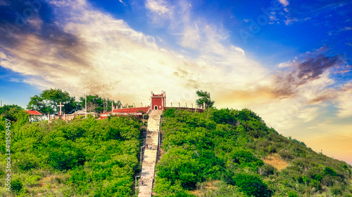 Vászonkép Hill of the Cross in Holguin, Cuba