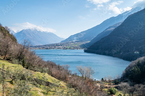 Fototapeta Naklejka Na Ścianę i Meble -  The little Lake of Piona near the Lake Como