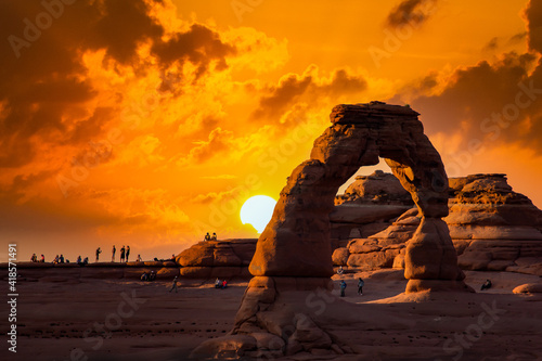 Delicate Arch Sunset