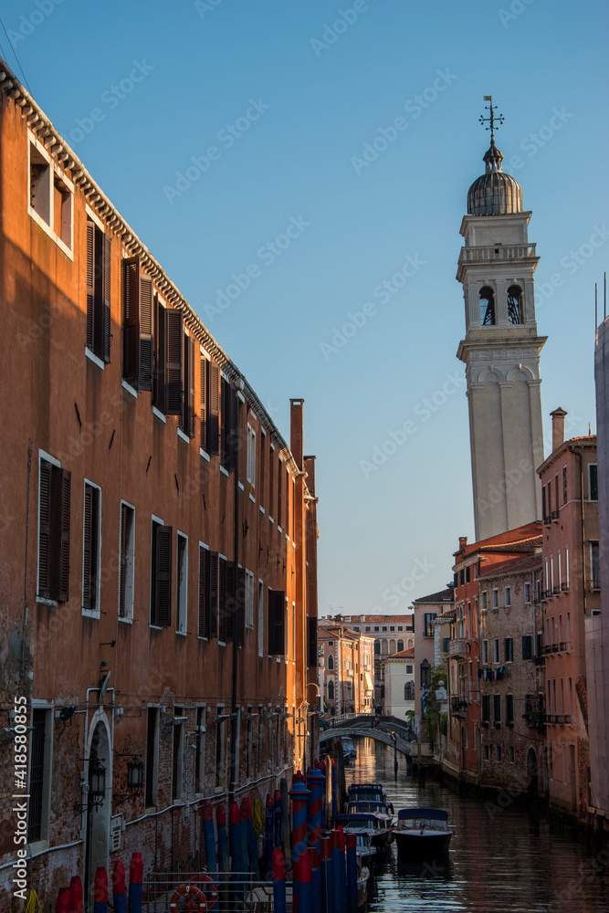 Characteristic view of the city of Venice, Italy, Europe