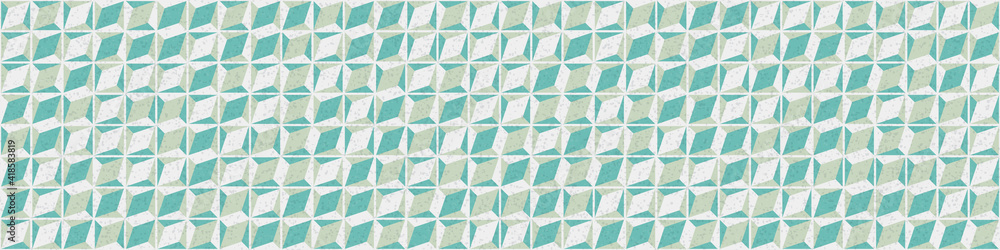 Fototapeta premium Abstract Geometric Pattern generative computational art illustration