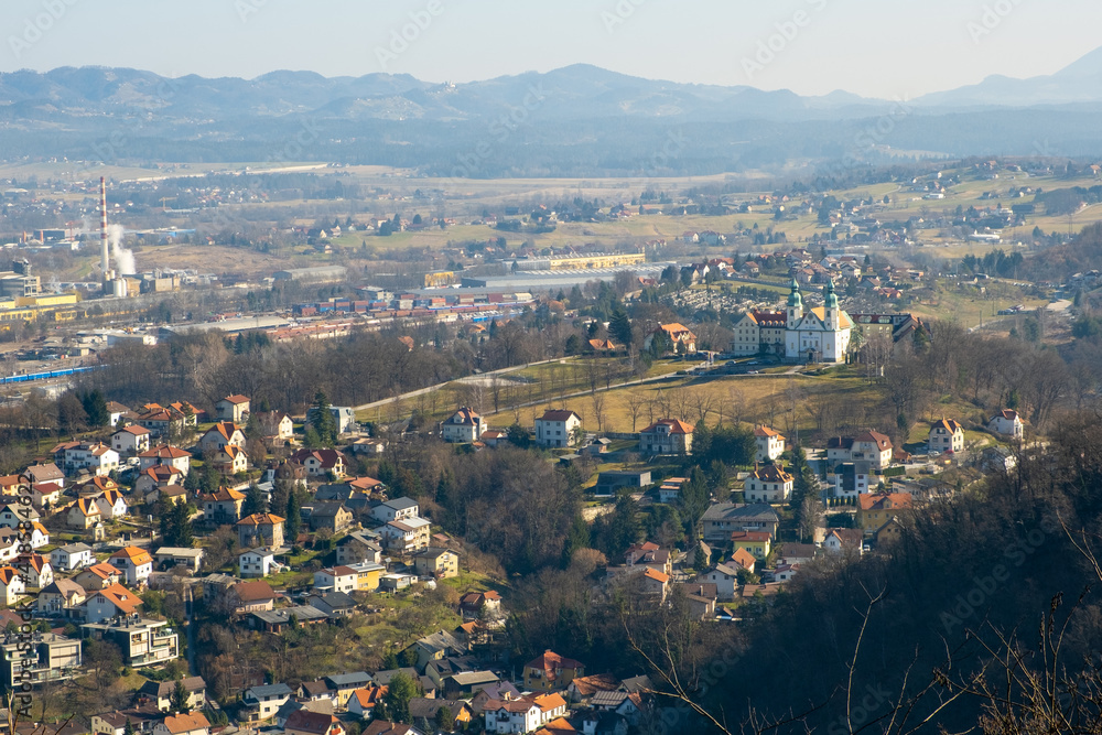 Church on the hill in Celje, Slovenia