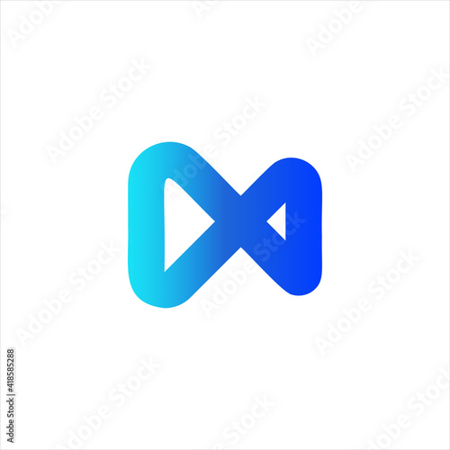 Creative M Letter Logo Design Vector - Modern M Letter Logo Template - Awesome M Gradient Business Logo Design