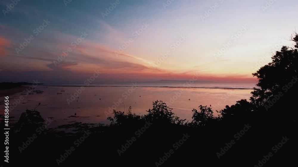 2.7K Bali Nusa Dua Beach Sunrise Aerial 2.7K Bali Nusa Dua Beach Sunrise Aerial