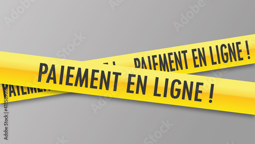 Logo paiement en ligne.