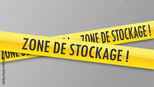 Logo zone de stockage.