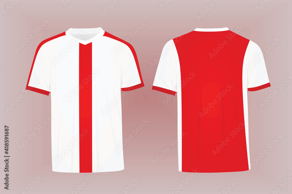 Soccer jersey. vector illustration Soccer jersey. vector illustration