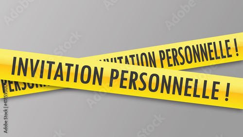 Logo invitation personnelle.