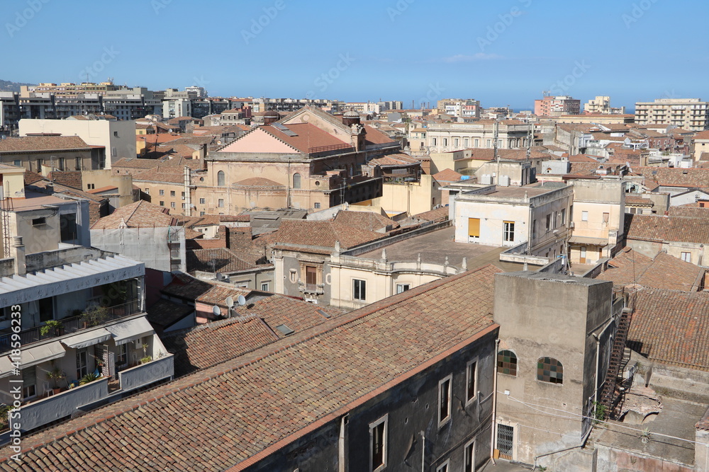 Living in Catania in Sicily on the Mediterranean Sea, Italy