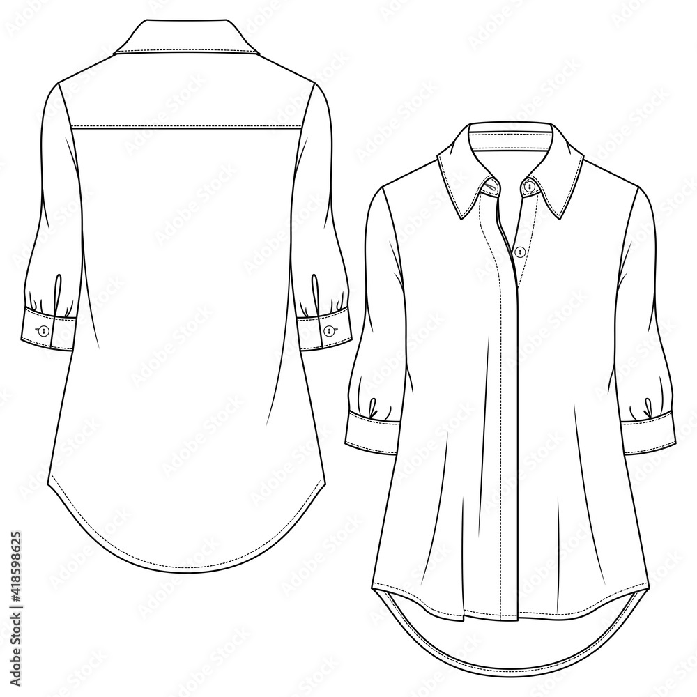 Vector t-shirt with ring fashion CAD , women... - Stock Illustration  [94183333] - PIXTA
