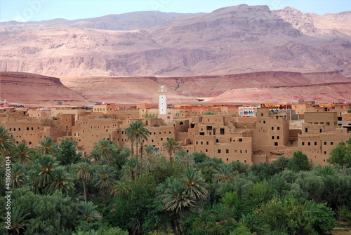 The Tinghir palm grove in the heart of the Todgha valley photo