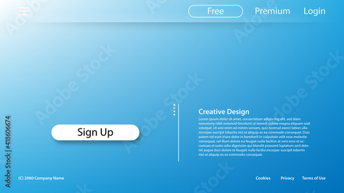 Abstract Modern Background with Vibrant Gradient Color.