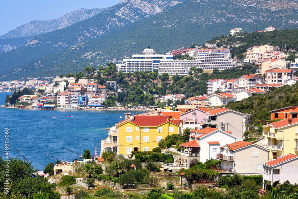 Neum resort city on Adriatic sea, Bosnia