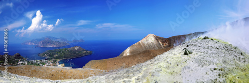 Volcan Vulcano, Iles Éoliennes, Sicile, Italie