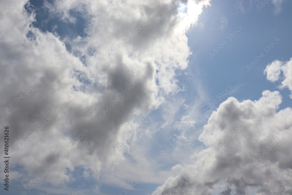 Obraz premium 日本から見る様々な空