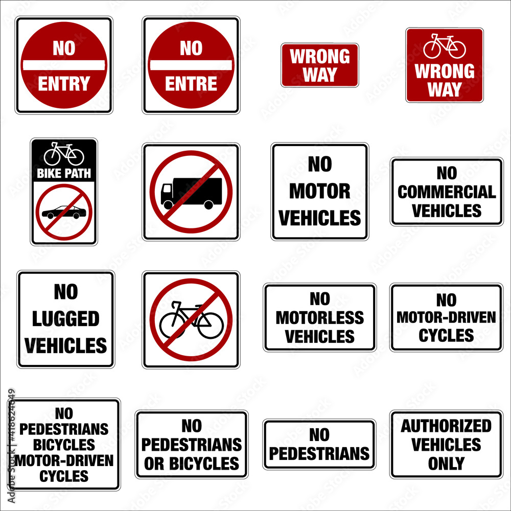 Road signs in the United States, traffic codes in the United States