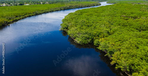 The St. Lucie River is a 35-mile-long estuary linked to a coastal river system in St. Lucie and Martin counties in the Florida, United States.