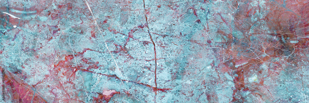 Fototapeta premium natural pattern of marble background, Surface rock stone with a pattern of Emperador marbel, Close up of abstract texture with high resolution, polished quartz slice mineral for exterior.
