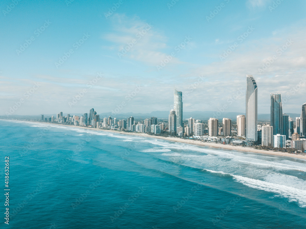 Obraz premium Surfers Paradise, Queensland, Australia