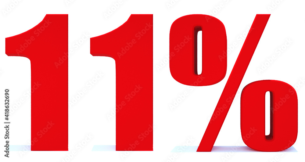 11 Percent off 3d Sign on White Background, Special Offer 11% Discount Tag, Sale Up to 11 Percent Off,big offer, Sale, Special Offer Label, Sticker, Tag, Banner, Advertising, offer Icon 11 Percent off 3d Sign on White Background, Special Offer 11% Discount Tag, Sale Up to 11 Percent Off,big offer, Sale, Special Offer Label, Sticker, Tag, Banner, Advertising, offer Icon