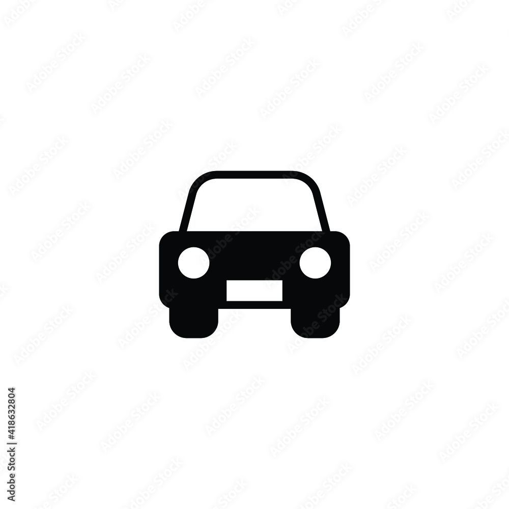 Car front glyph icon. Simple solid style sign symbol. Auto, view, sport, race, transport concept. Vector illustration isolated on white background. EPS 10. Car front glyph icon. Simple solid style sign symbol. Auto, view, sport, race, transport concept. Vector illustration isolated on white background. EPS 10.
