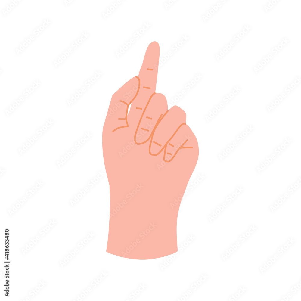 hand index finger pointing up icon illustration element hand index finger pointing up icon illustration element