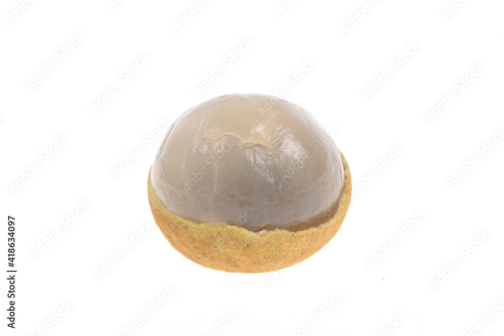 Fresh longan isolated on white background Fresh longan isolated on white background